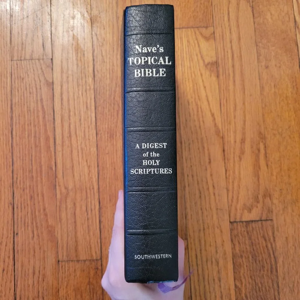 Naves Topical Bible Leather Bound Digest Of The Holy Scriptures Southwestern 196